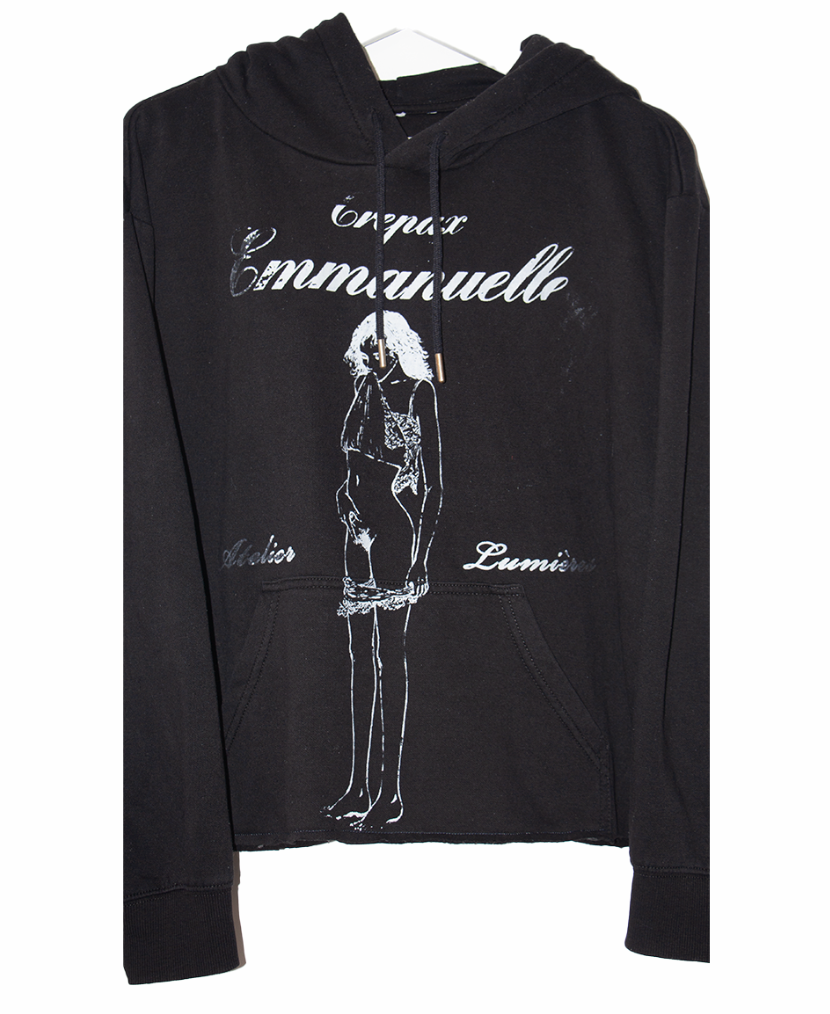Black hoodie